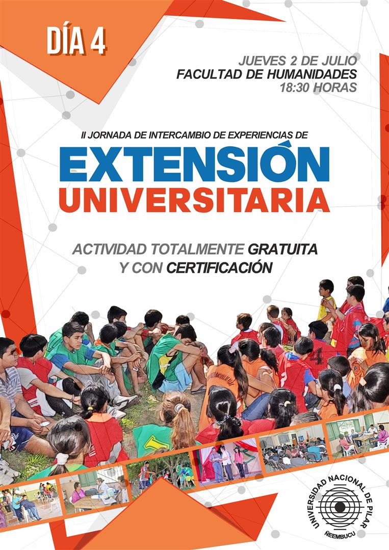 afiche - jornada de intercambio de experiencias de extension universitaria - dia 4 (Large)