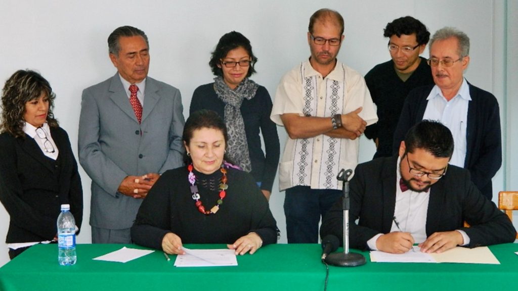 La UNP firma cartas de intensiones con Universidad de México